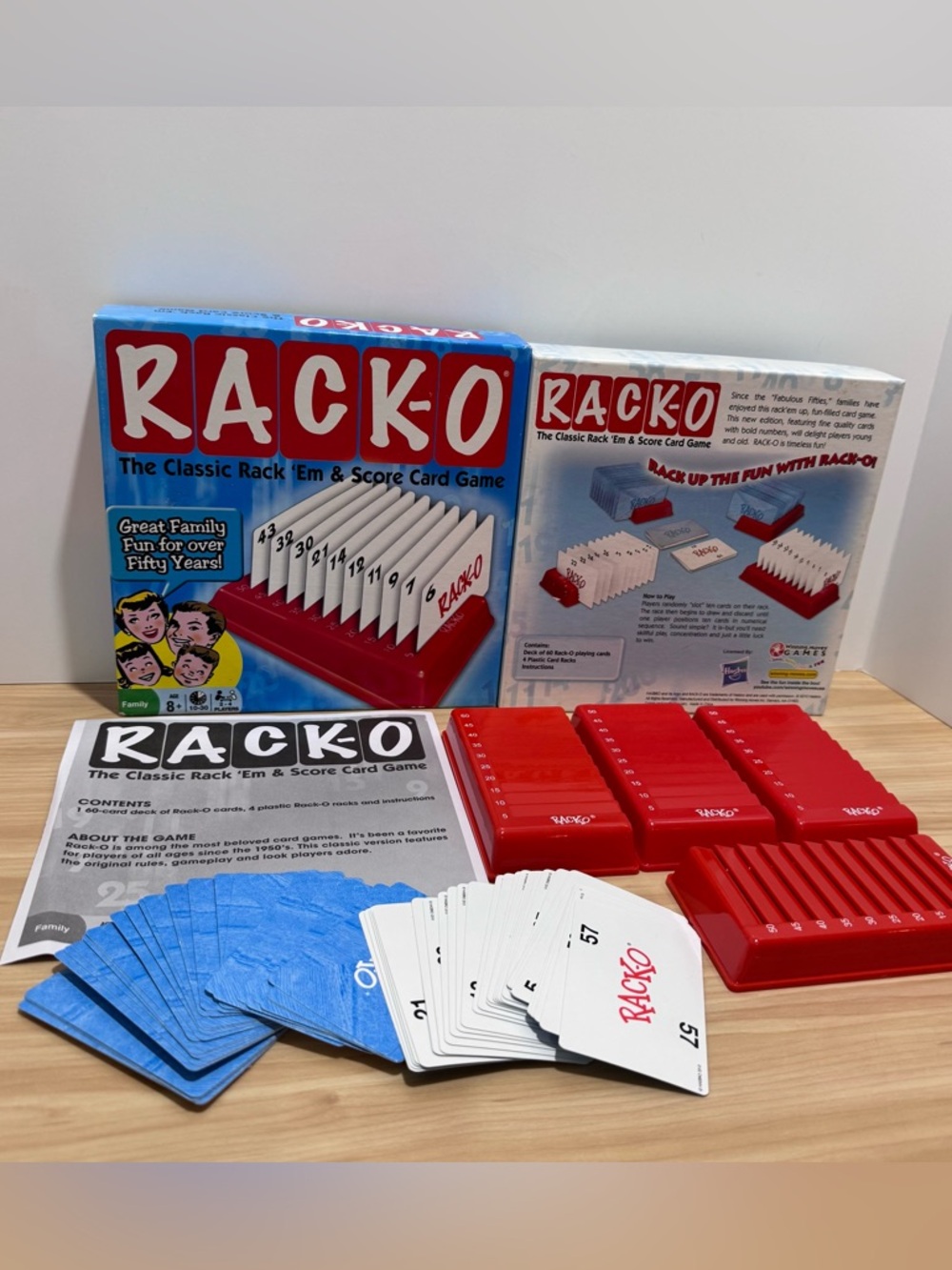 Rack-O Retro Game Games USA Classic Tabletop Game Family Game 2010 Complete Set - Picture 2 of 16